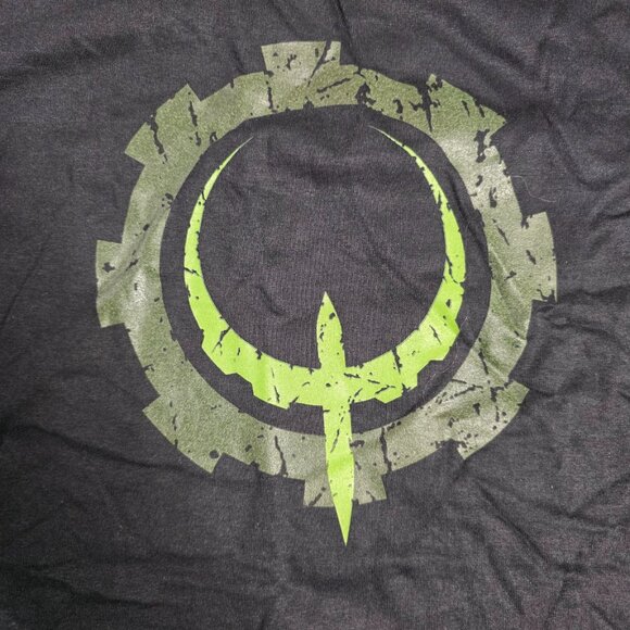 Quake 4 Shirt XL PC Game Promo Computer Gamer Gaming Raven Software Vintage - Picture 2 of 7